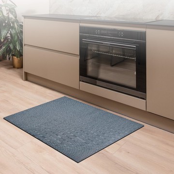 【日竹門】高質感 廚房皮革紋路防水地墊 (兩款)