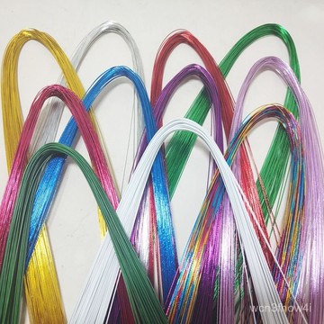✨臺灣有貨✨免運✨22號24彩色軟鐵絲綫手工diy細鐵絲絲網花材料紮勾花26號戲曲鐵絲 QZPM