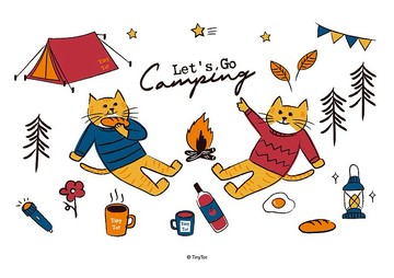 Let's go camping | A4海報