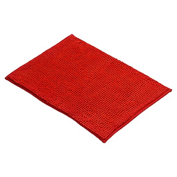 麗雅 雪尼爾踏墊 紅色 100%聚酯纖維  60 x 40cm