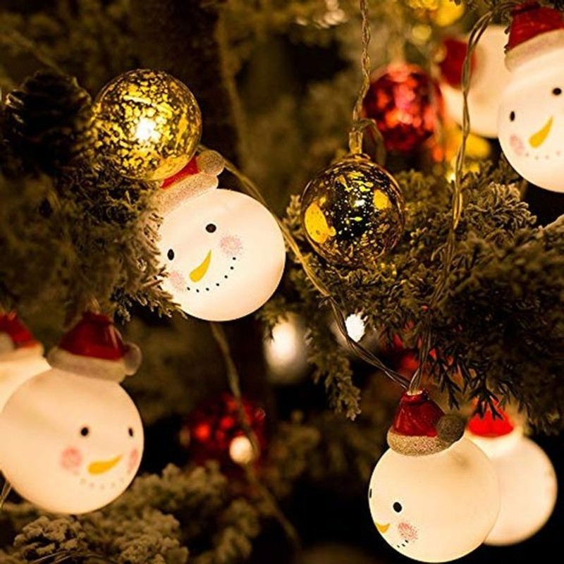 クリスマス 雪だるま 装飾 ライト 電飾 Ledイルミネーションライト クリスマスツリー 庭 3米ライト 6米40ライト ボール状 飾り 通販 Lineポイント最大get Lineショッピング