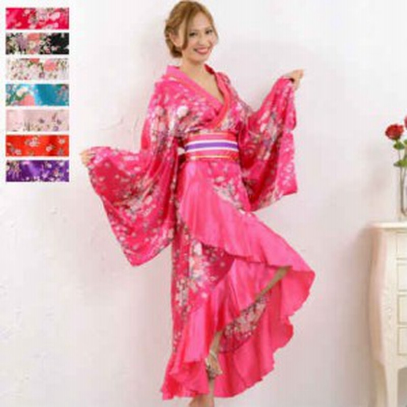 着物 ドレス 花魁 コスプレ よさこい 衣装 Jewel ジュエル 花魁ドレス 着物ドレス 花柄 フリル 通販 Lineポイント最大1 0 Get Lineショッピング