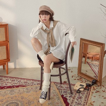 【HARPER】好搭推薦羅紋拼接針織披肩 4色 | 現貨  披肩 針織 配件【ASD57841G】