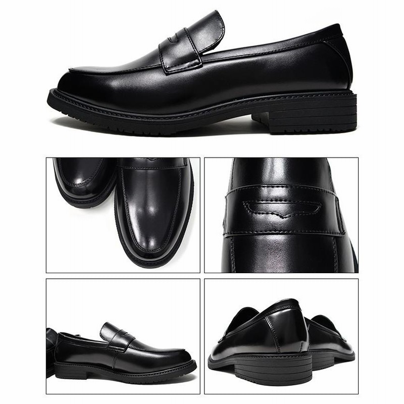 ZARA モックトゥレザーシューズ黒26.5cm