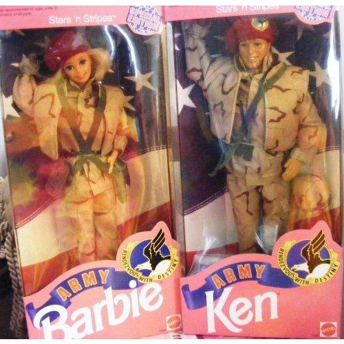 Barbie バービー Army Ken Stars 'n Stripes 人形 ドール