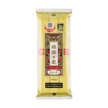 【揖保乃系】手延中華麵-紅黃色帶(3束/240g)