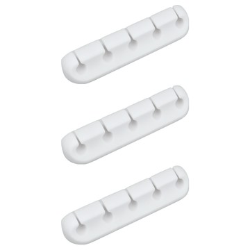 comet 充電線收納固定器 5格  3個  白色