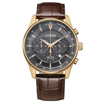 CITIZEN 星辰  Chronograph 時尚三眼計時石英腕錶-男錶(AN8193-02H)42mm