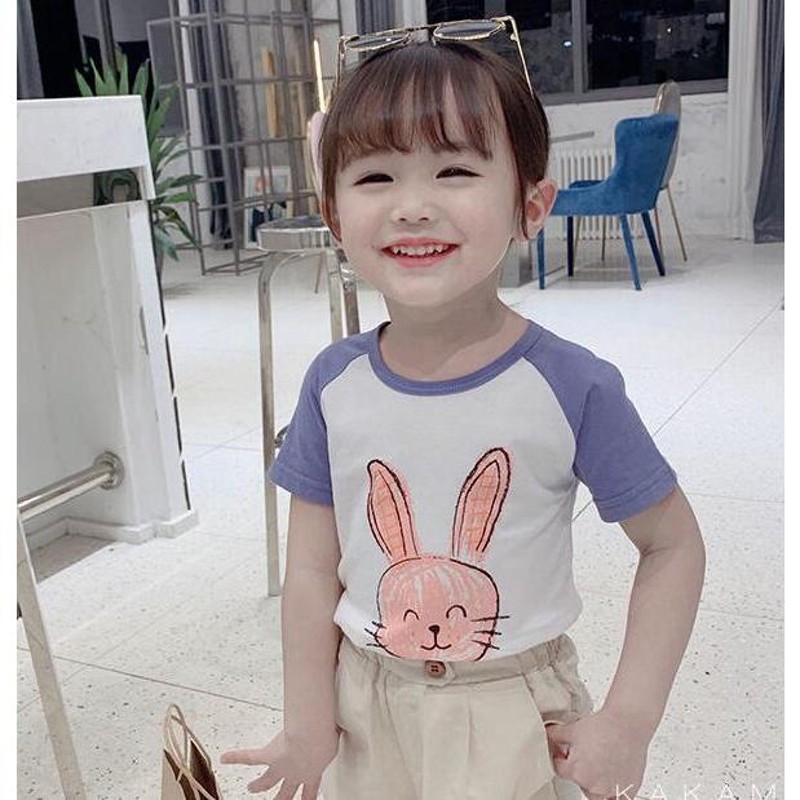 子供服 可愛い 半袖tシャツ キッズ 半袖トップス 韓国子供服 韓国こども服 男の子 女の子 通販 Lineポイント最大0 5 Get Lineショッピング