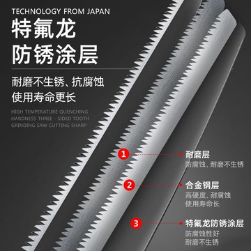 池沐鋸木神器家用小型鋸子手持鋸樹加長折疊鋸戶外修樹木工鋸子