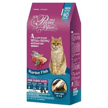 LCB 藍帶廚坊 健康挑嘴配方貓糧  海洋魚  1.2kg  1袋