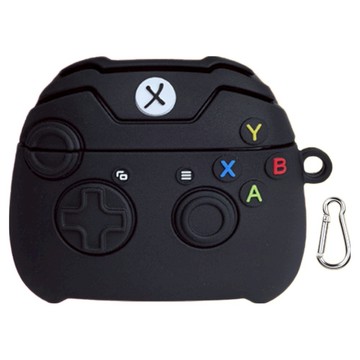 Timo AirPods系列耳機保護套 (附掛勾)  黑色  1個