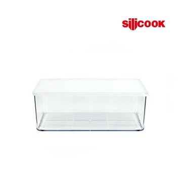 【韓國Silicook】冰箱收納盒 3800ml 一件組 耐冷凍、不易變質 整理盒 密封保鮮盒  廚房收納盒｜官方旗艦店