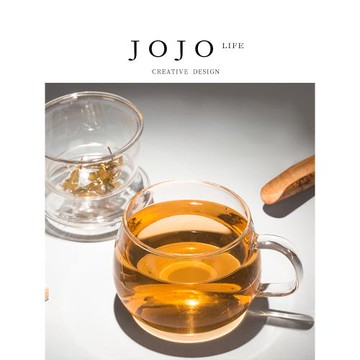 JOJO'S L. PD·round·杯具家用精致透明耐熱玻璃泡茶杯 | 圓趣