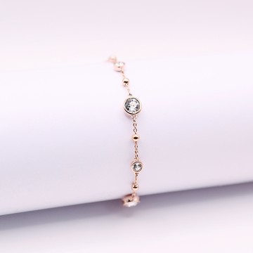 SWAROVSKI 施華洛世奇 Imber 手鏈 鍍玫瑰金色