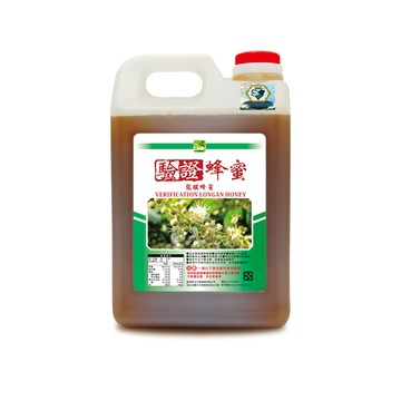 彩花蜜 養蜂協會驗證-龍眼蜂蜜3000g