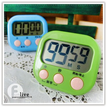 正倒數計時器-小 磁吸大螢幕電子計時器 馬卡龍廚房計時器定時器 碼表倒數器 廚房烘焙 贈品禮品