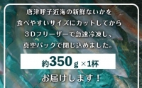 唐津呼子産いか活造り 1杯(約350g前後) 急速冷凍 新鮮そのまま食卓へ！イカ 刺身 簡単 ギフト