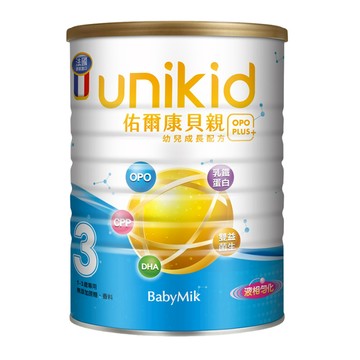 unikid 佑爾康 貝親 OPO Plus 幼兒成長配方  850g  1罐