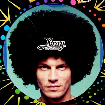 捲捲爆炸頭假髮(黑色)大，萬聖節服裝/表演道具/造型假髮/角色扮演，X射線【W030005】