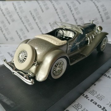 老爺車模型迪森貝格duesenberg SSJ 1935輪可轉向合金比例32盒裝