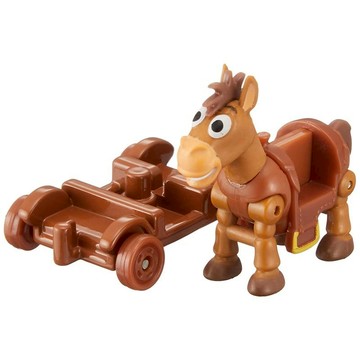 (TOMICA) 騎乘系列 多美小汽車 玩具總動員 紅心&木製推車 TS-06 公司貨(模力虹)