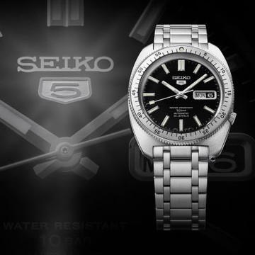 SEIKO 精工 5 Sports Gene Kranz 1960限量復刻機械錶 男錶 手錶-4R36-18F0D.SRPL93K1_SK040