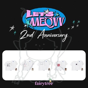 仙女樹🌟 MEOVV 2ND ANNIVERSARY 二周年紀念 T-SHIRT組 官方周邊