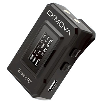 CKMOVA VOCAL X V1 一對一無線麥克風系統，輕巧便攜，適用於相機、手機、電腦等多種設備  1個