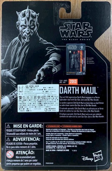 ☆勳寶玩具舖【現貨】星際大戰 Star Wars 黑標系列經典全紀錄 6吋收藏人物組--達斯魔 Darth Maul