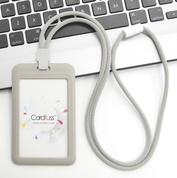 校園卡套 公交卡套 證套 時尚圓繩掛繩吊牌員工牌公交卡工作牌工作證校園卡套卡帶學生公交『FY00719』