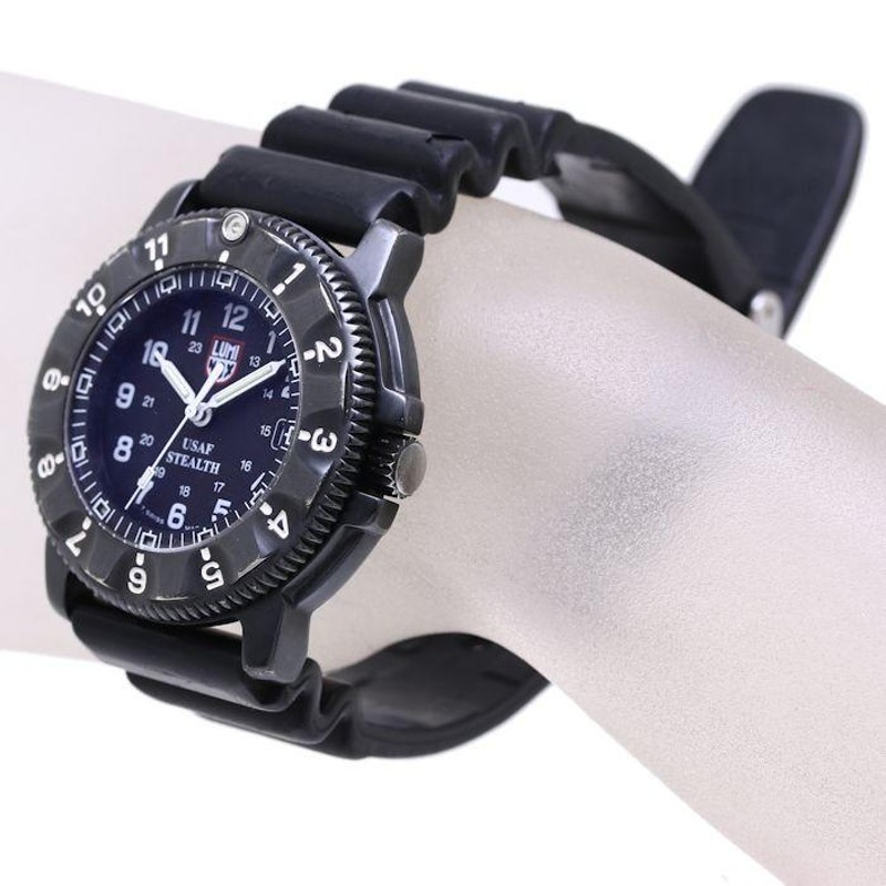 LUMINOX ルミノックス F-117 ナイトホーク 3400 クォーツ メンズ /36744 【中古】 腕時計 | LINEブランドカタログ