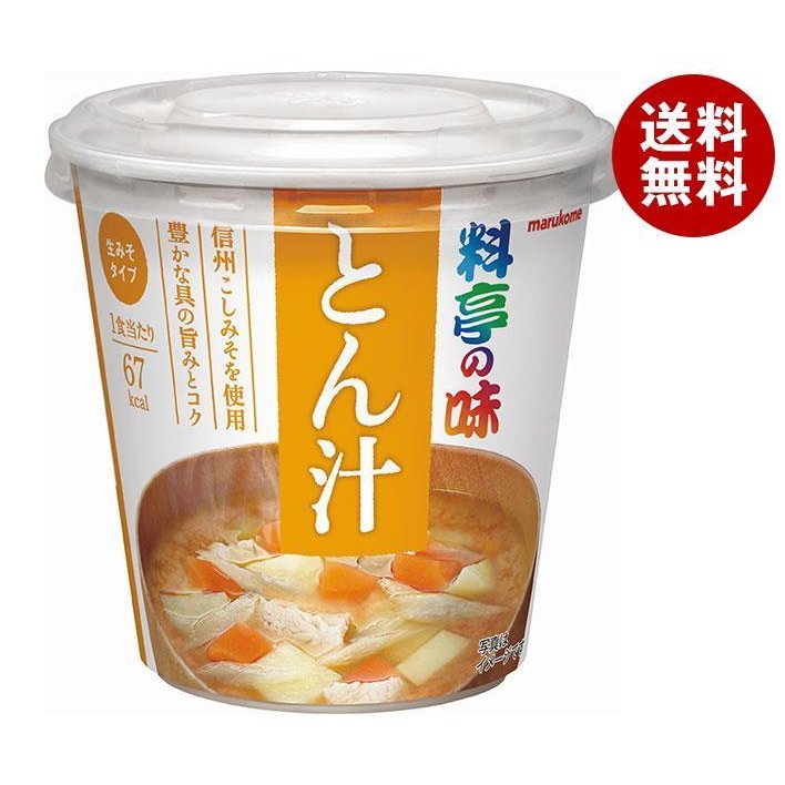 マルコメ カップ料亭の味 とん汁 1食×6個入×(2ケース)｜ 送料無料