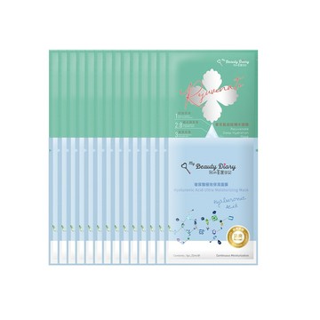 我的美麗日記 暢銷補水明星組玻尿酸保濕超能補水面膜28片組