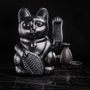 Donkey Products 招財貓-大尺寸(黑)
