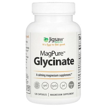 Jigsaw Health, MagPure™ 甘氨酸鹽，120 粒膠囊（每粒膠囊 50 毫克）