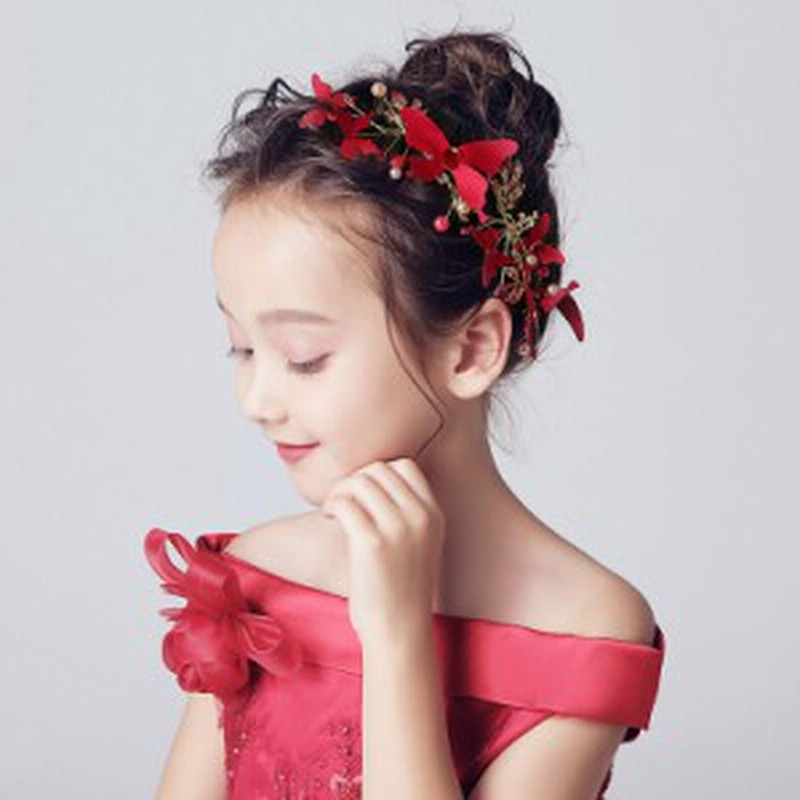子どもカチューシャ フラワーティアラ ヘアバンド 子供用 フォーマル 髪飾り ヘアアクセサリー キッズ 結婚式 Hair Accessory 発表会 通販 Lineポイント最大1 0 Get Lineショッピング