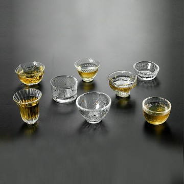 云窩 玻璃茶杯泡茶主人杯品茗杯家用 日式功夫小茶碗個人單杯辦公