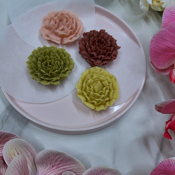 AY baker 韓式裱花 康乃馨 豆沙菓子 抹茶紅麴南瓜櫻花口味