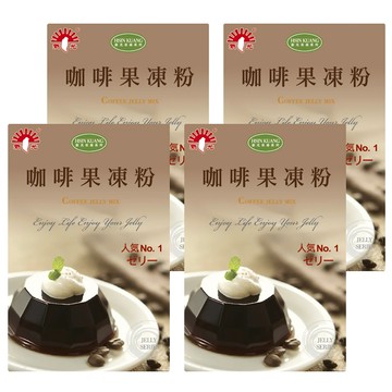 新光洋菜 咖啡果凍粉  100g  4盒
