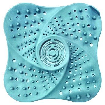 BEER BEAR 皮久熊 樂悠悠吸盤式排水蓋防堵塞片  13 x 13 x 1.3cm  顏色隨機