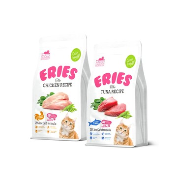 Eries 伊瑞思｜ 益生菌酵素無穀貓糧｜2包組｜1kg (