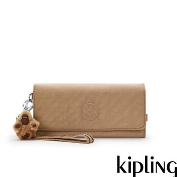 Kipling 淺棕褐色手腕式長夾-RUBI