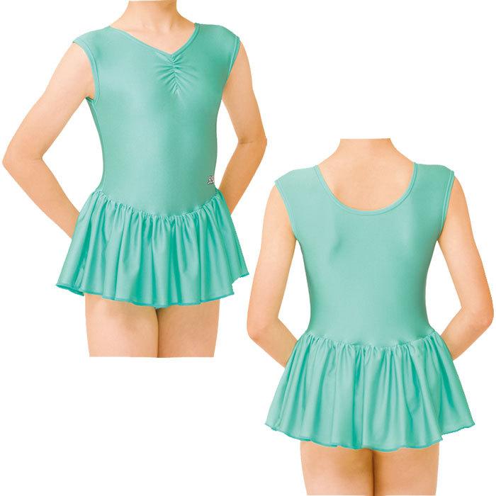 ササキ ジュニア キッズ スカート付きレオタード 体操ウェア 新体操 Leotard with skirt J7000FS