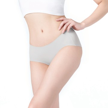 【完美無痕】輕薄抗菌無痕內褲-低腰 - M / 海鹽灰