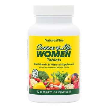 Nature's Plus Source of Life Women Multi-Vitamin and Mineral 60 Tablets