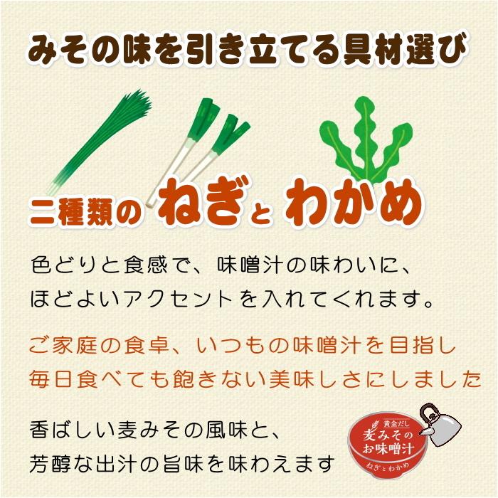 麦みその即席味噌汁フリーズドライ 5食入