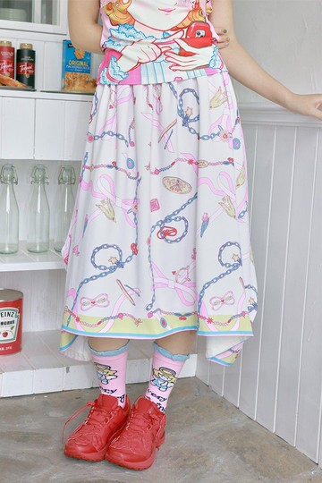 淡粉色垂感方巾半身裙百搭夏季清新