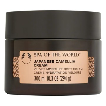 THE BODY SHOP 美體小舖 台灣公司貨 日本SPA山茶花鎖水美膚霜  1個  300ml