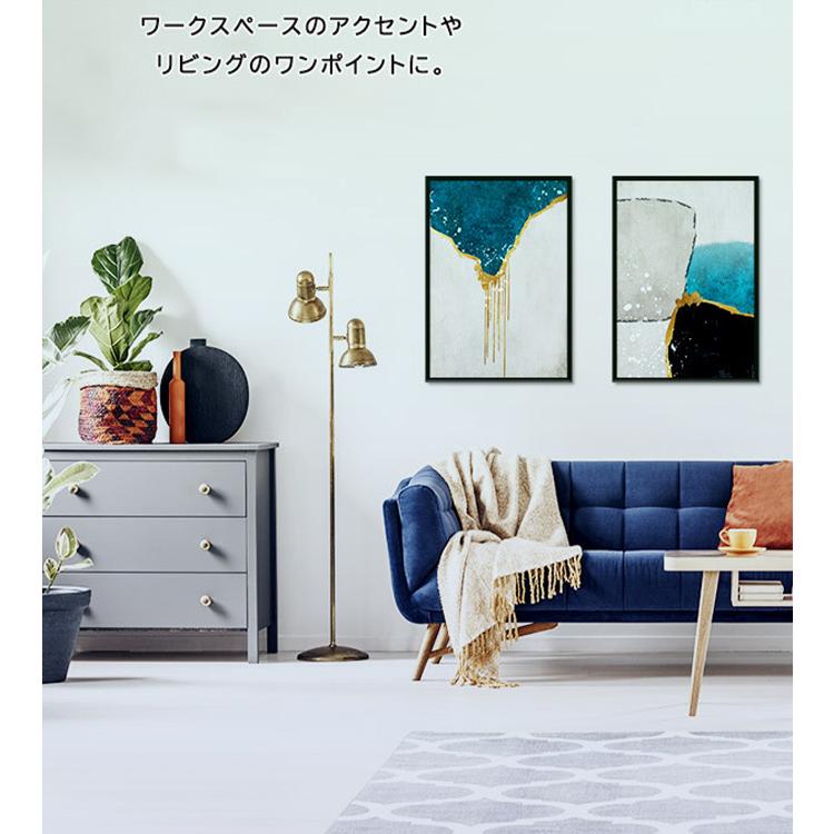 絵画 額付き 北欧 インテリア 壁掛け Eucalyptus ユーカリ 北欧 モダン 額入り 額付き ボタニカル リビング 玄関